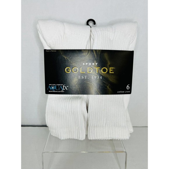 Gold Toe Underwear & Socks New Gold Toe Mens Shoe Size 62 Cotton